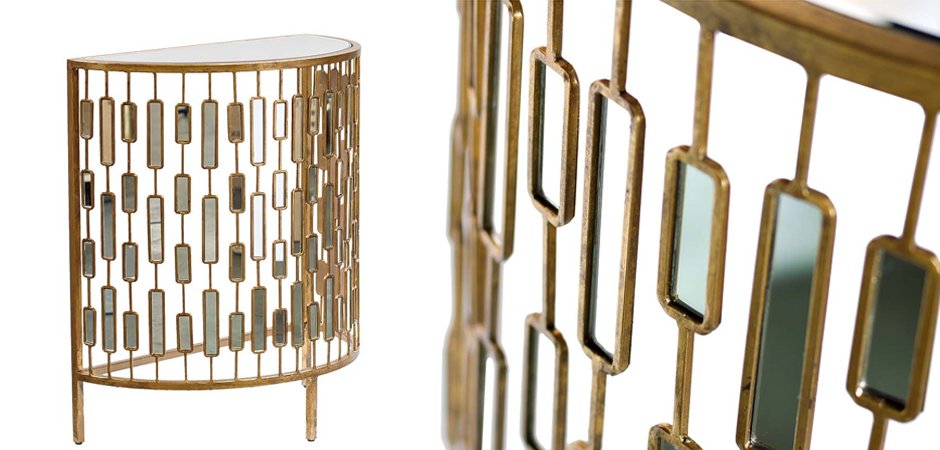 Консоль зеркальная Mirror Inserts Сonsole Консоль зеркальная Mirror Inserts Сonsole - Loft-Concept в Брянске