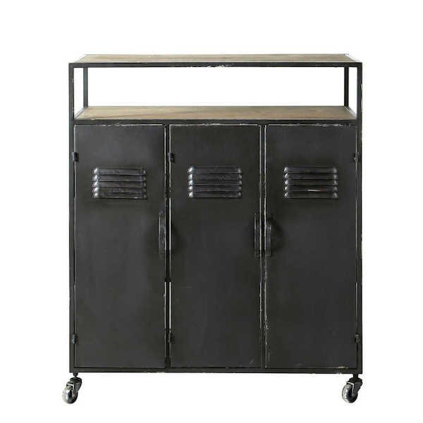Комод в стиле Индастриал Industrial Kraft Chest Черный Комод в стиле Индастриал Industrial Kraft Chest Черный в Брянске | Loft Concept