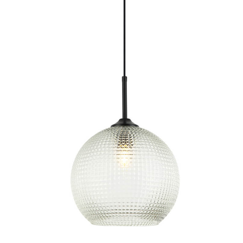 Подвесной светильник Crystal Galaxy Ball transparent glass Черный Прозрачное Стекло Подвесной светильник Crystal Galaxy Ball transparent glass Черный Прозрачное Стекло в Брянске | Loft Concept