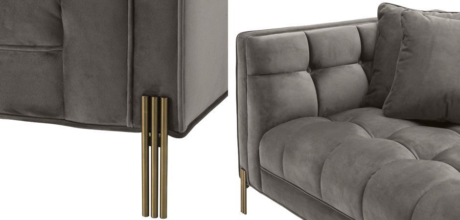 Диван Eichholtz Sofa Sienna grey Диван Eichholtz Sofa Sienna grey - Loft-Concept в Брянске