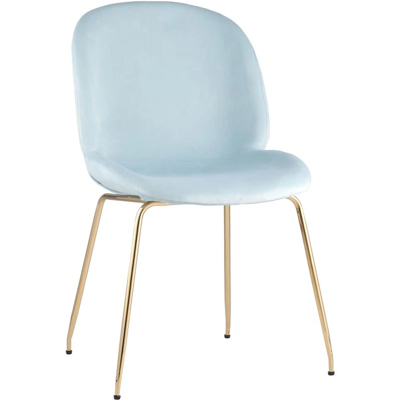 Стул Светло-Голубой Vendramin Chair Светло-голубой Золотой в Брянске | Loft Concept 