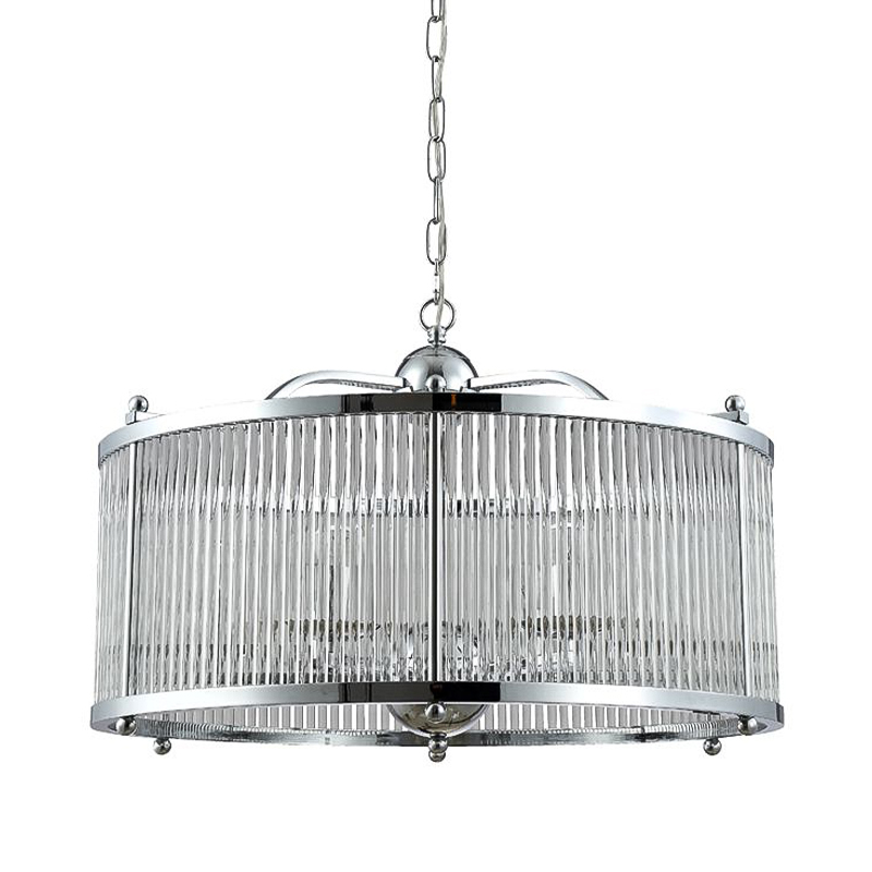 Люстра Gorden Chrome Chandelier Прозрачное Стекло Хром Люстра Gorden Chrome Chandelier Прозрачное Стекло Хром в Брянске | Loft Concept