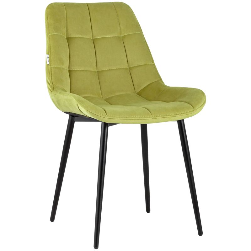 Стул NANCY Chair Зеленый лайм Лайм Черный в Брянске | Loft Concept 