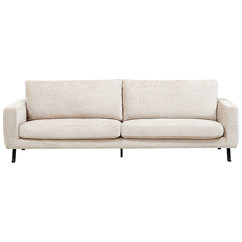 Диван Rowse Beige Sofa Бежевый Черный Диван Rowse Beige Sofa Бежевый Черный в Брянске | Loft Concept