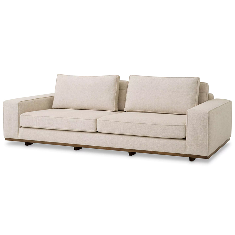 Диван Eichholtz Sofa Aurora S Бежевый Коричневый в Брянске | Loft Concept 