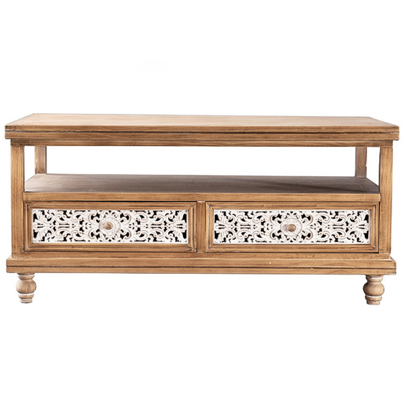 Кофейный стол Pierre Provence Coffee Table Белый Древесина Кофейный стол Pierre Provence Coffee Table Белый Древесина в Брянске | Loft Concept