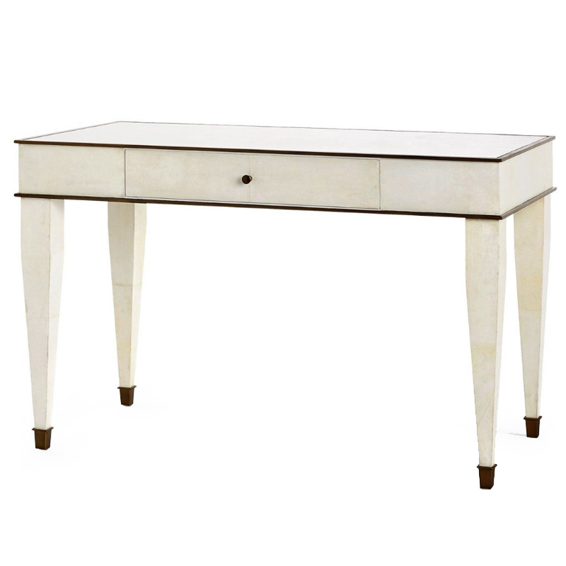 Рабочий стол BCHRISTINE DESK IN WHITE Молочный Темная бронза винтаж в Брянске | Loft Concept 
