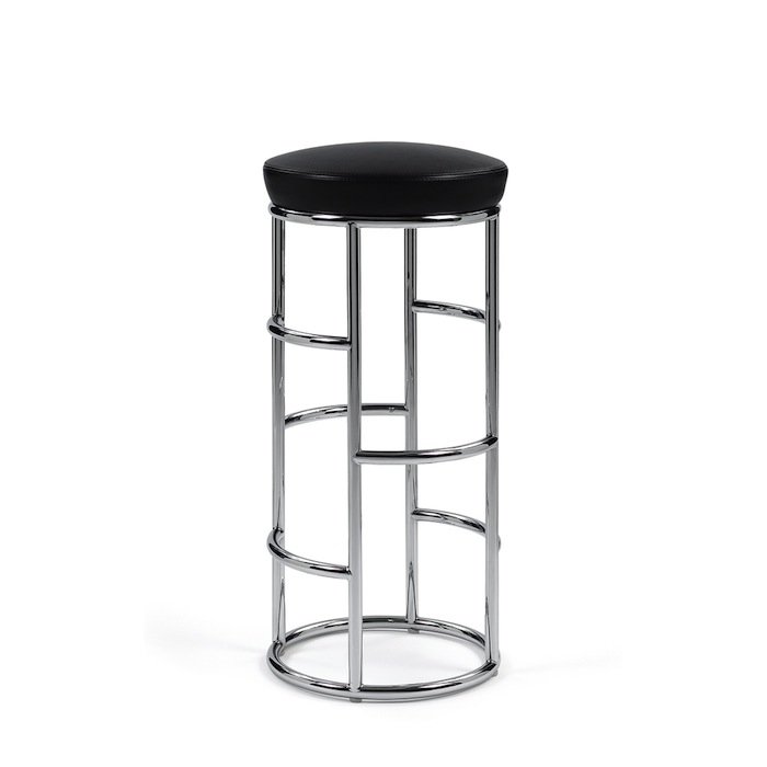 Барный стул Satish Bar Stool Черный Белый Барный стул Satish Bar Stool Черный Белый в Брянске | Loft Concept