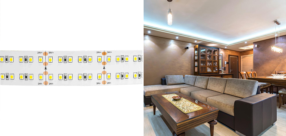 Светодиодная лента 42W/m 240LED/m 2835SMD холодный белый 5M Светодиодная лента 42W/m 240LED/m 2835SMD холодный белый 5M - Loft-Concept в Брянске