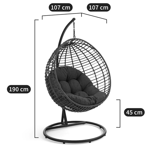 Подвесное уличное кресло Wallaker Hanging Chair Подвесное уличное кресло Wallaker Hanging Chair в Брянске