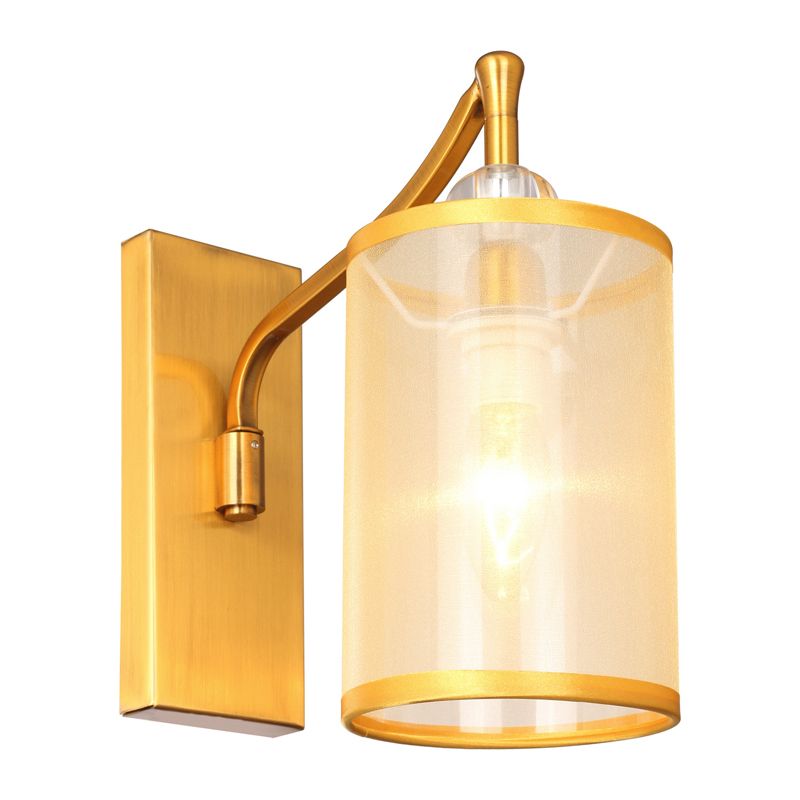 Бра Boniface Sconce Латунь Золотой Шампань Прозрачный Бра Boniface Sconce Латунь Золотой Шампань Прозрачный в Брянске | Loft Concept