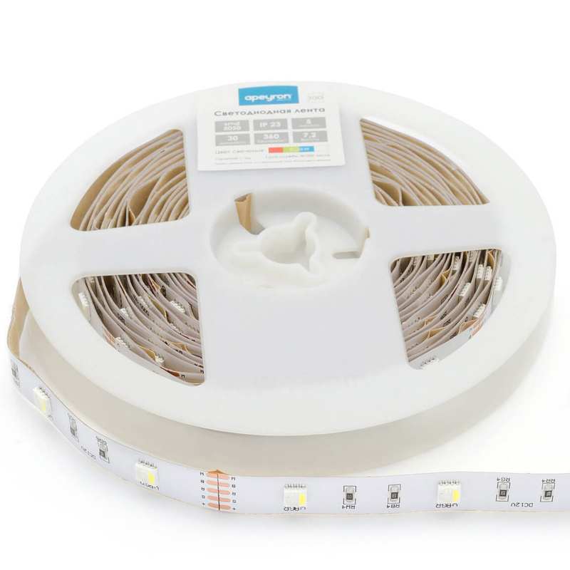 Светодиодная лента 7,2W/m 30Led/m 5050SMD разноцветная Белый Светодиодная лента 7,2W/m 30Led/m 5050SMD разноцветная Белый в Брянске | Loft Concept