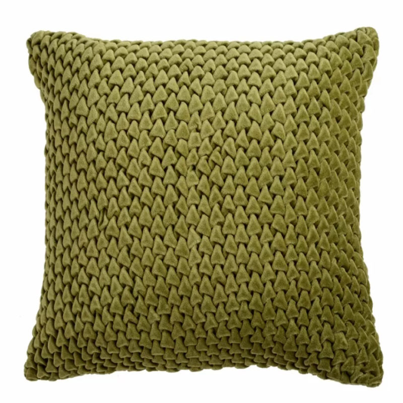 Подушка Purnama Quilting olive Оливковый Подушка Purnama Quilting olive Оливковый в Брянске | Loft Concept