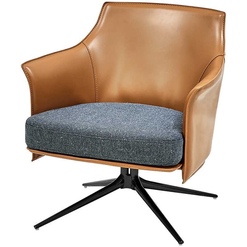Кресло Badru Chair Серый Черный Карамель Кресло Badru Chair Серый Черный Карамель в Брянске | Loft Concept