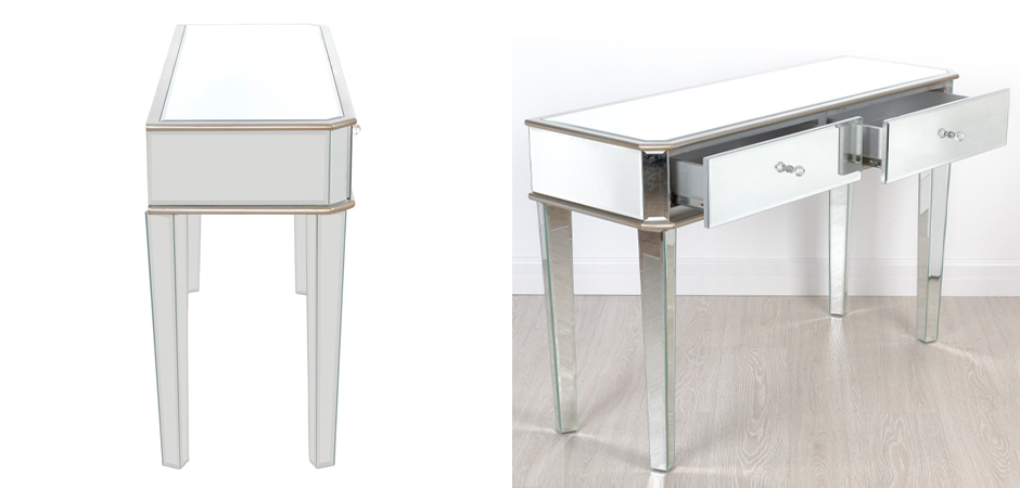 Консоль с зеркальной поверхностью Invisible - фото №1