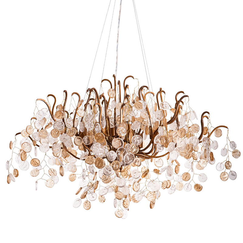 Люстра FAIRYTREE Chandelier Amber Pendants 100 Бронза Прозрачное Стекло Люстра FAIRYTREE Chandelier Amber Pendants 100 Бронза Прозрачное Стекло в Брянске | Loft Concept