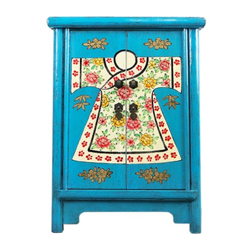 Тумба Chinese Pattern Blue Голубой Мульти Тумба Chinese Pattern Blue Голубой Мульти в Брянске | Loft Concept