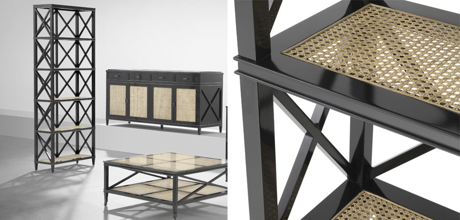 Стеллаж Eichholtz Cabinet Bahamas Стеллаж Eichholtz Cabinet Bahamas - Loft-Concept в Брянске