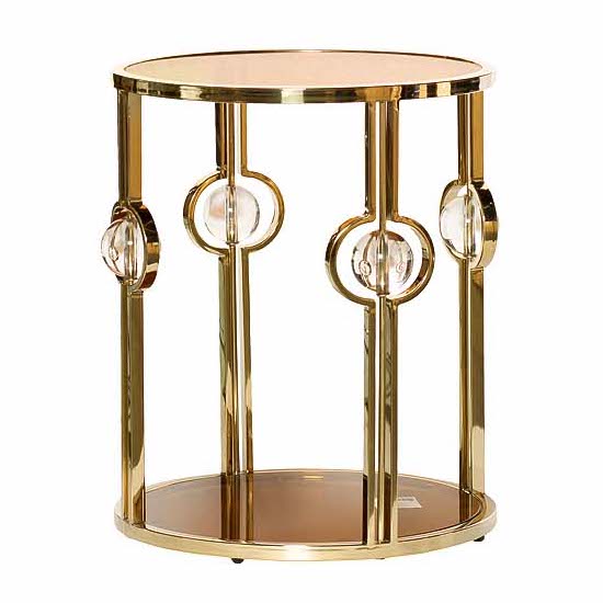 Стол Glass Balls Table Глянцевое золото Янтарь (Amber) Стол Glass Balls Table Глянцевое золото Янтарь (Amber) в Брянске | Loft Concept
