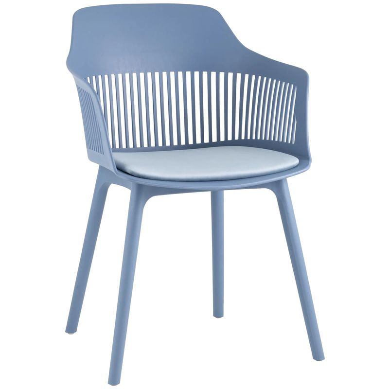Стул Crocus Chair Голубой цвет Велюровая подушка Голубой Стул Crocus Chair Голубой цвет Велюровая подушка Голубой в Брянске | Loft Concept