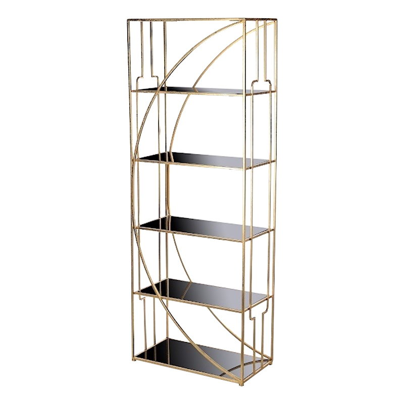 Стеллаж Shine Gold Золотой Желтый Стеллаж Shine Gold Золотой Желтый в Брянске | Loft Concept