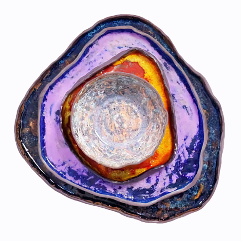 Сет из 3-х тарелок «LABRADORITE» Синий Оранжевый Серый Фиолетовый Сет из 3-х тарелок «LABRADORITE» Синий Оранжевый Серый Фиолетовый в Брянске | Loft Concept