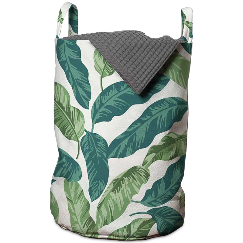 Корзина Leaf Fall Basket Зеленый Белый Корзина Leaf Fall Basket Зеленый Белый в Брянске | Loft Concept