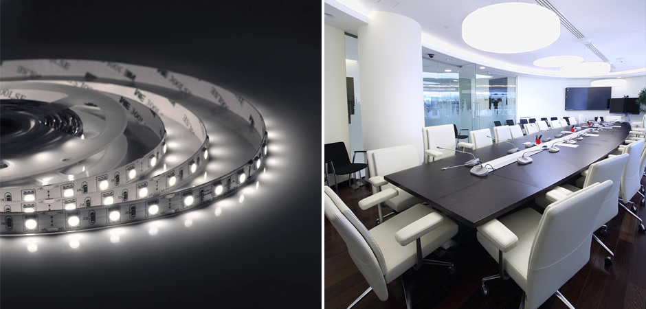 Светодиодная лента 14,4W/m 60Led/m 5050SMD холодный белый Светодиодная лента 14,4W/m 60Led/m 5050SMD холодный белый - Loft-Concept в Брянске