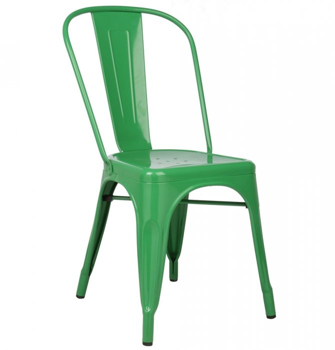 Кухонный стул Tolix Chair Оранжевый Нержавеющая сталь Черный Салатовый Красный Зеленый Желтый Голубой Белый Кухонный стул Tolix Chair Оранжевый Нержавеющая сталь Черный Салатовый Красный Зеленый Желтый Голубой Белый в Брянске | Loft Concept