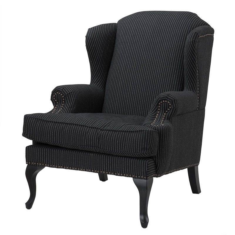 Кресло Eichholtz Chair Frank Sinatra Black & white Черно-белый Кресло Eichholtz Chair Frank Sinatra Black & white Черно-белый в Брянске | Loft Concept