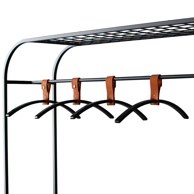 Плечики для одежды Amos Black Clothes Hanger Черный Коричневый Плечики для одежды Amos Black Clothes Hanger Черный Коричневый в Брянске | Loft Concept