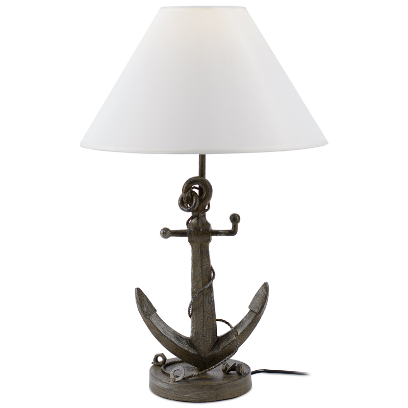 Настольная лампа Sea Anchor Table Lamp Коричневый Белый Настольная лампа Sea Anchor Table Lamp Коричневый Белый в Брянске | Loft Concept