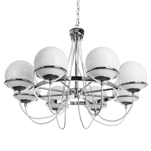 Люстра Melissa Chandelier Chromium Хром Белый в Брянске | Loft Concept 