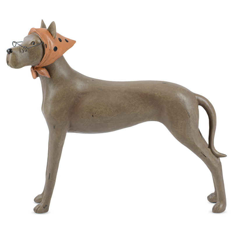 Статуэтка Clever Dog Коричневый Оранжевый Статуэтка Clever Dog Коричневый Оранжевый в Брянске | Loft Concept