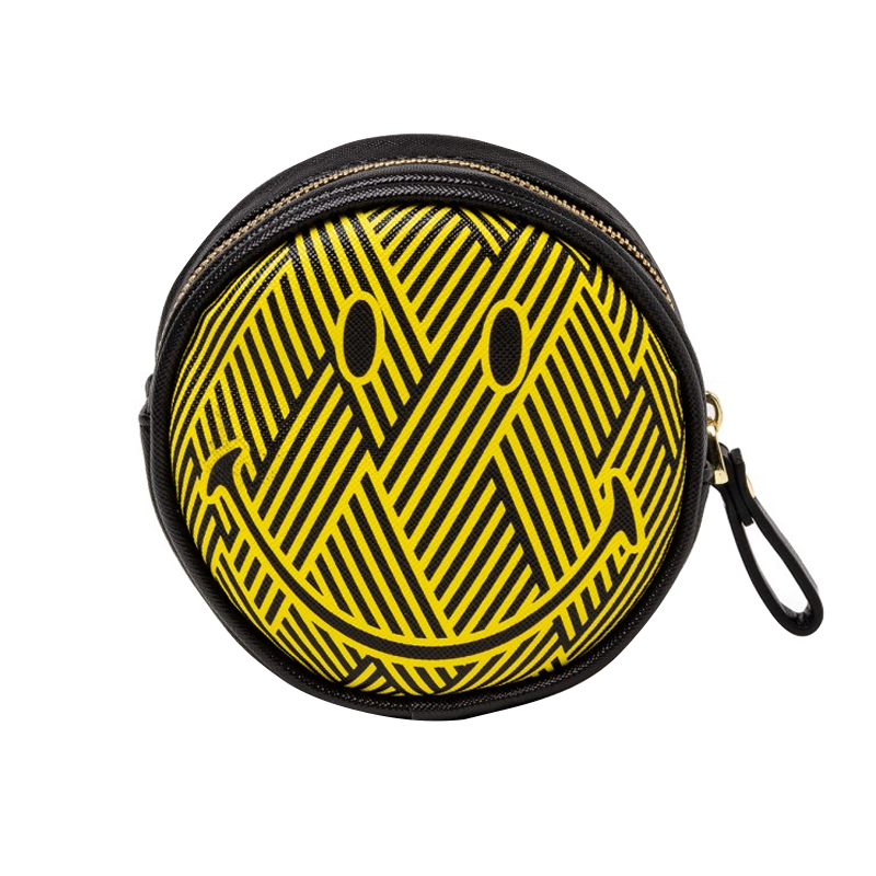 Косметичка Seletti Zig-Zag Smiley Желтый Черный Косметичка Seletti Zig-Zag Smiley Желтый Черный в Брянске | Loft Concept