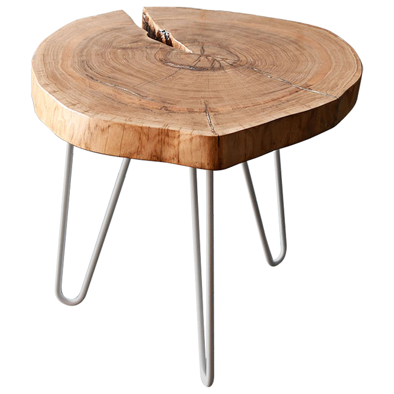 Кофейный стол Tierney Industrial Metal Rust Coffee Table Светлый дуб Белый Кофейный стол Tierney Industrial Metal Rust Coffee Table Светлый дуб Белый в Брянске | Loft Concept