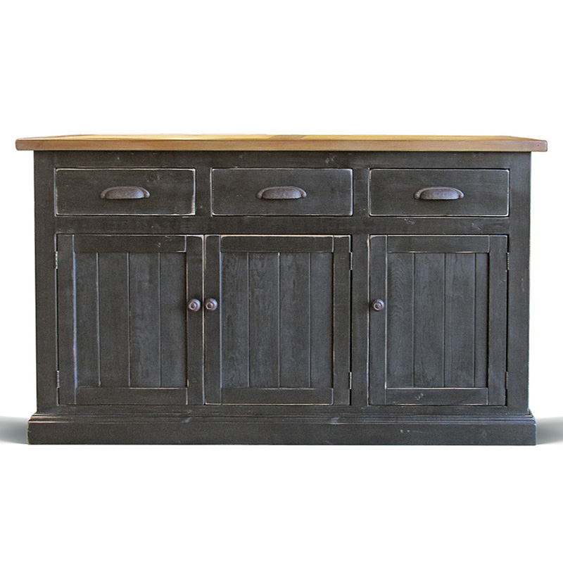 Комод в стиле прованс Brigida Provence HARMONIE Weathered Charcoal Черный Черный Комод в стиле прованс Brigida Provence HARMONIE Weathered Charcoal Черный Черный в Брянске | Loft Concept