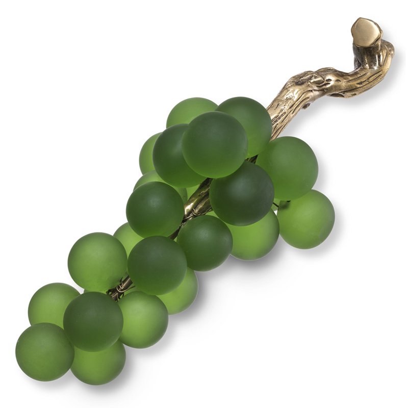 Аксессуар Eichholtz Object french grapes Green Зеленый Винтажная латунь Аксессуар Eichholtz Object french grapes Green Зеленый Винтажная латунь в Брянске | Loft Concept