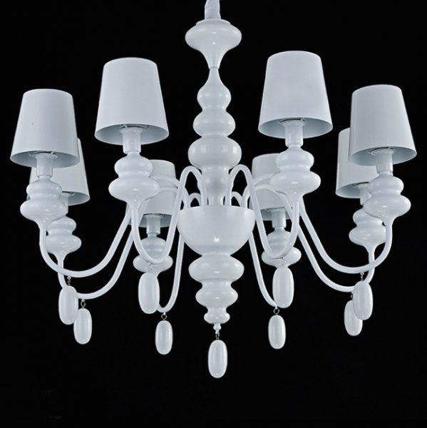 Люстра Masiero Eva Chandelier 8 Белый Люстра Masiero Eva Chandelier 8 Белый в Брянске | Loft Concept