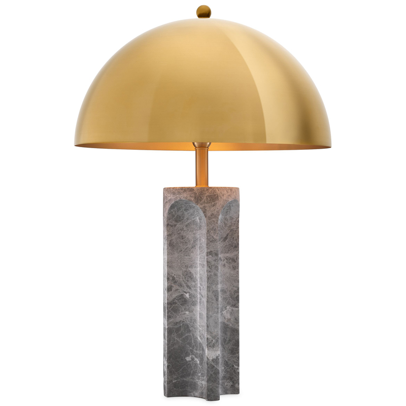 Настольная лампа Eichholtz Table Lamp Absolute Серый Латунь Античная полированная Настольная лампа Eichholtz Table Lamp Absolute Серый Латунь Античная полированная в Брянске | Loft Concept