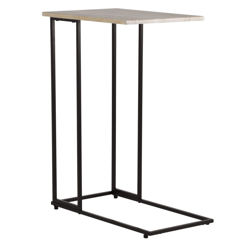 Приставной стол Industrial Oak Aubrey Side Table Черный в Брянске | Loft Concept 