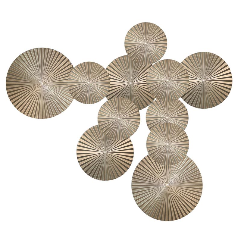 Арт-объект Apollo Champagne Wall Plaque Disc 11 Золотой Шампань Арт-объект Apollo Champagne Wall Plaque Disc 11 Золотой Шампань в Брянске | Loft Concept