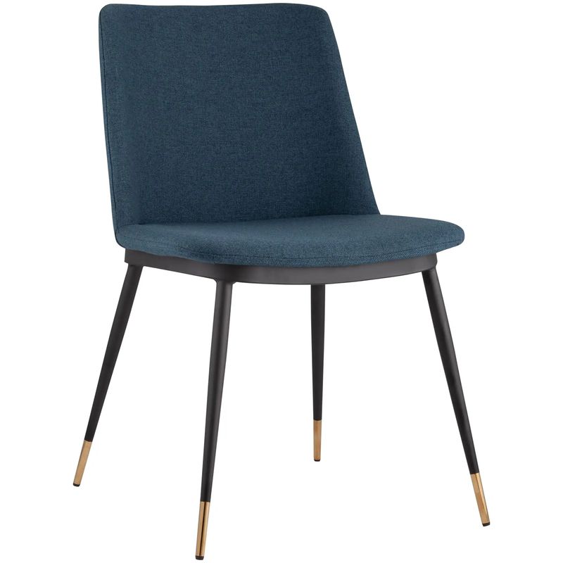 Стул Melissa Chair Синяя Рогожка Синий Черный Стул Melissa Chair Синяя Рогожка Синий Черный в Брянске | Loft Concept