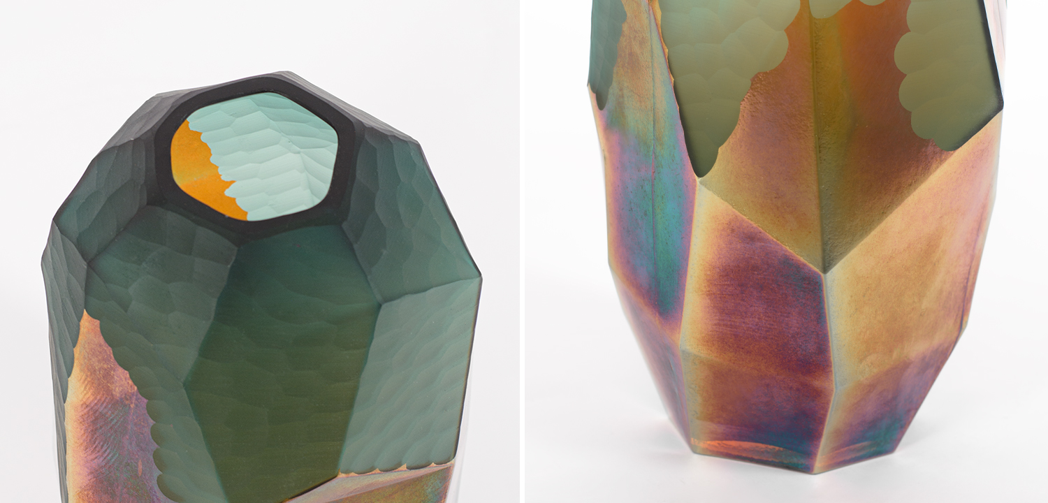 Ваза Polygonal Vase multi-colored - фото