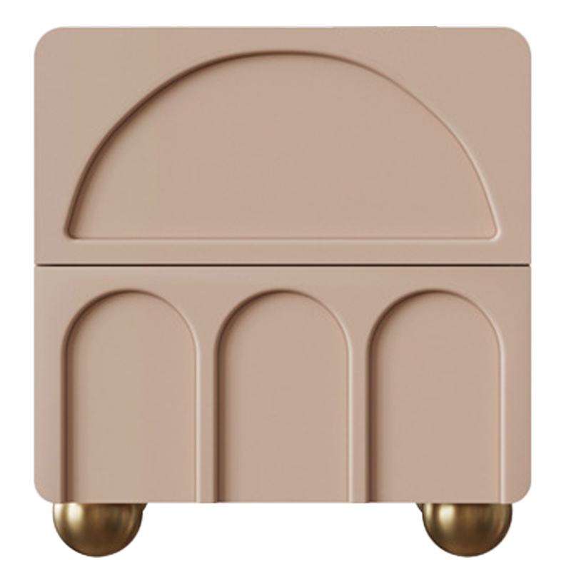 Тумба Arch Nightstand Pink Розовый пастельный Золотой Тумба Arch Nightstand Pink Розовый пастельный Золотой в Брянске | Loft Concept