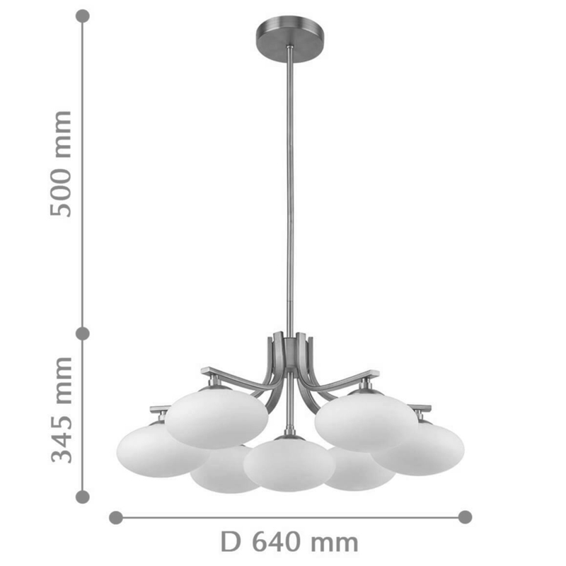 Oval Balls Mushrooms Chandelier 7 Brass Oval Balls Mushrooms Chandelier 7 Brass в Брянске