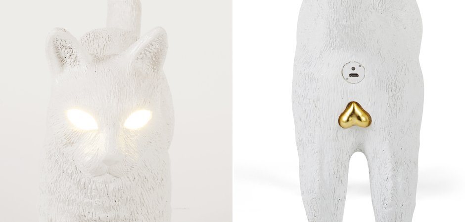 Лампа Seletti Jobby The Cat White Лампа Seletti Jobby The Cat White - Loft-Concept в Брянске
