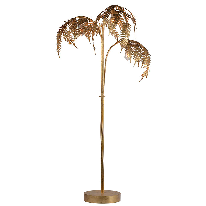 Торшер Thin Palm Floor Lamp Золотой Торшер Thin Palm Floor Lamp Золотой в Брянске | Loft Concept