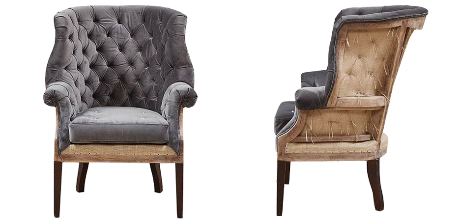 Кресло Gamilton Armchair Gray Кресло Gamilton Armchair Gray - Loft-Concept в Брянске