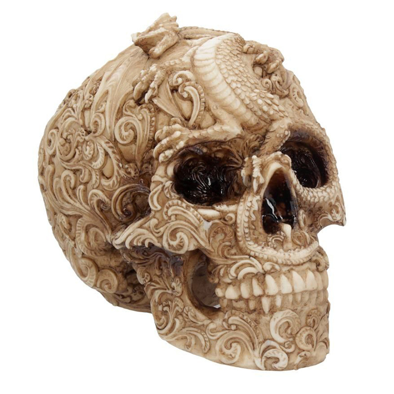 Статуэтка Skull Dragon Pattern Бежевый Статуэтка Skull Dragon Pattern Бежевый в Брянске | Loft Concept